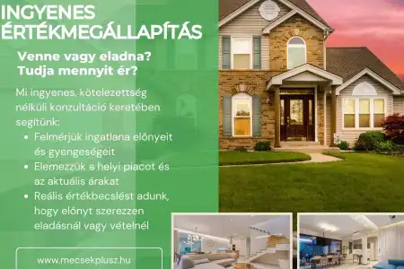 Igényeljen INGYENES ingatlan-értékmegállapítást!